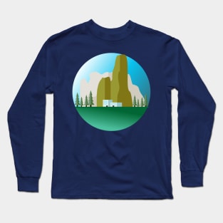 Fun minimalist land Long Sleeve T-Shirt